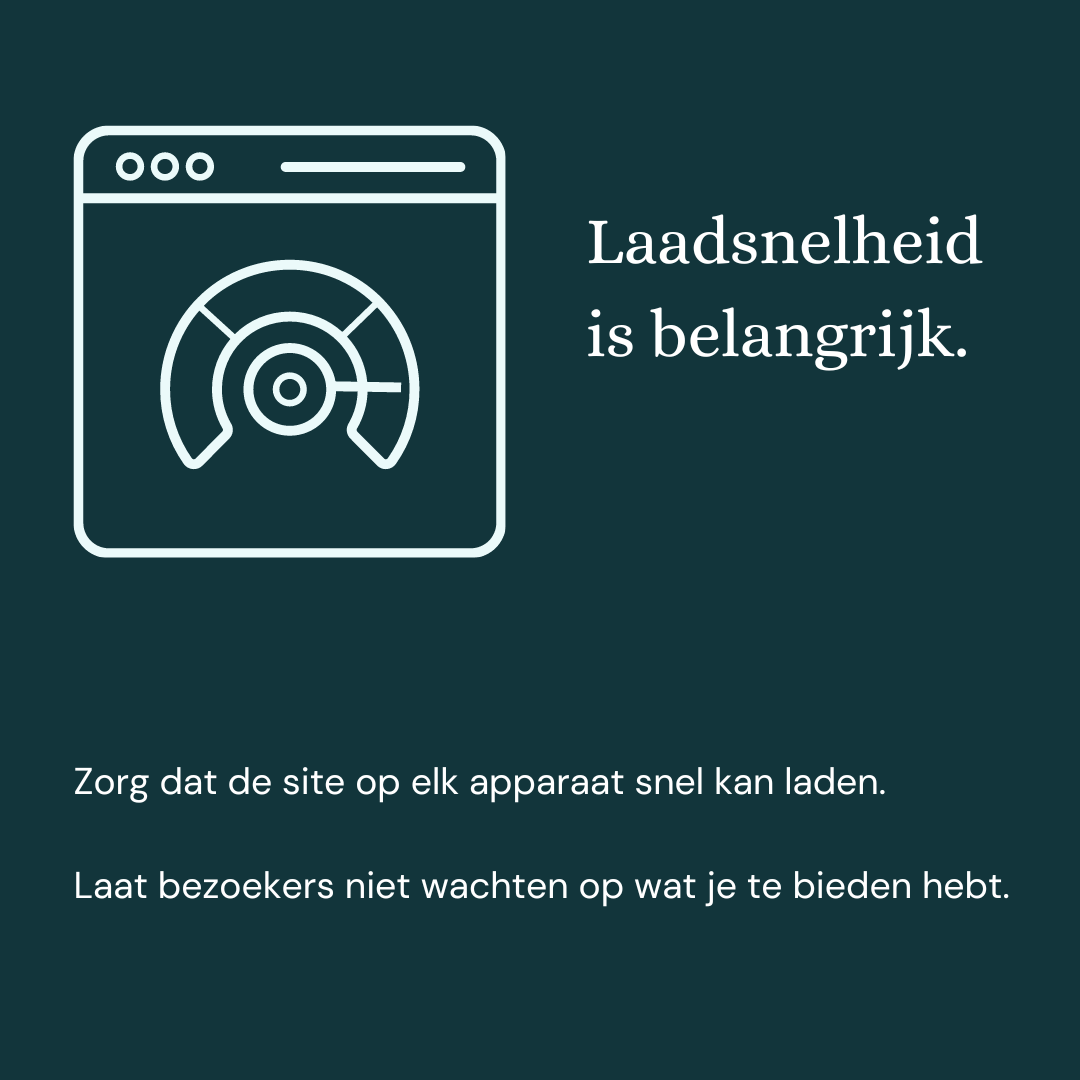 Laadsnelheid websites - laat jouw bezoekers niet wachten.